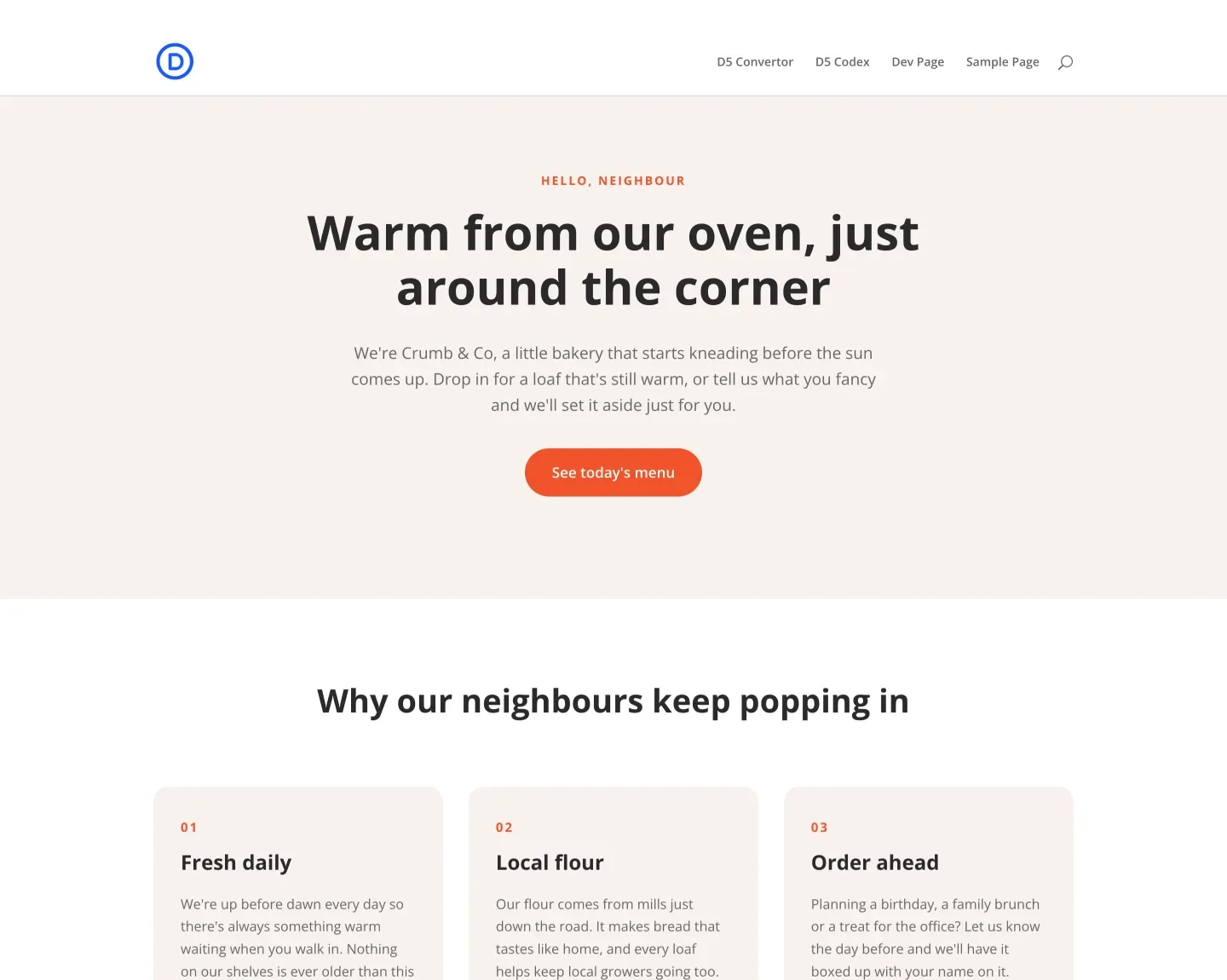 Before a rebrand, with the site's orange-red accent.