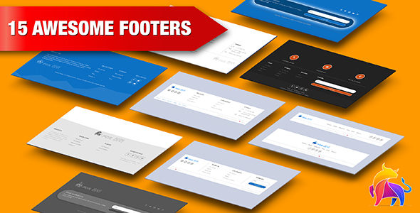 15 Awesome Footers on Divi Cake