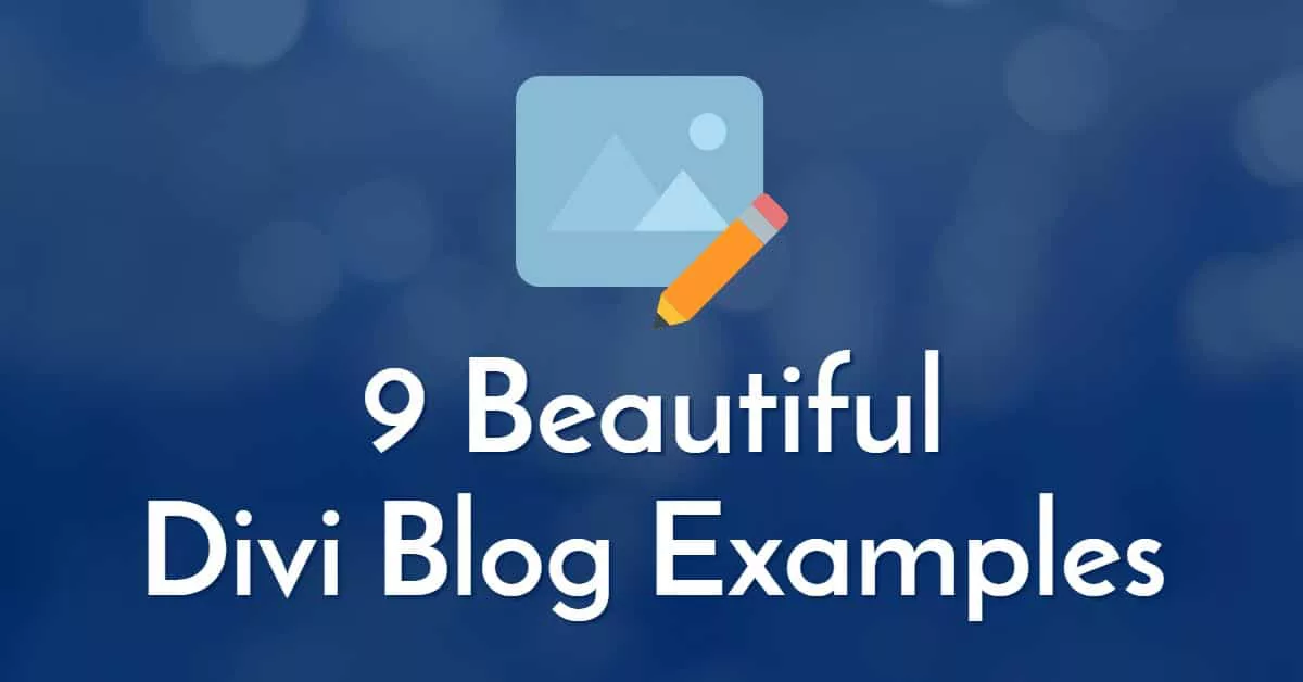 Divi Blog Examples