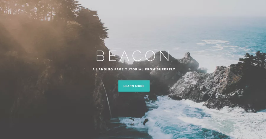Beacon Divi Landing Page Layout