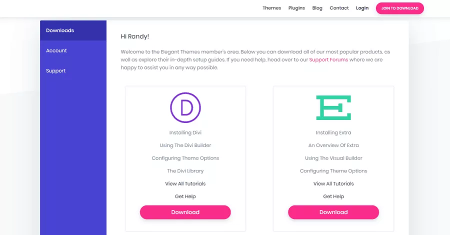 Latest version of Divi
