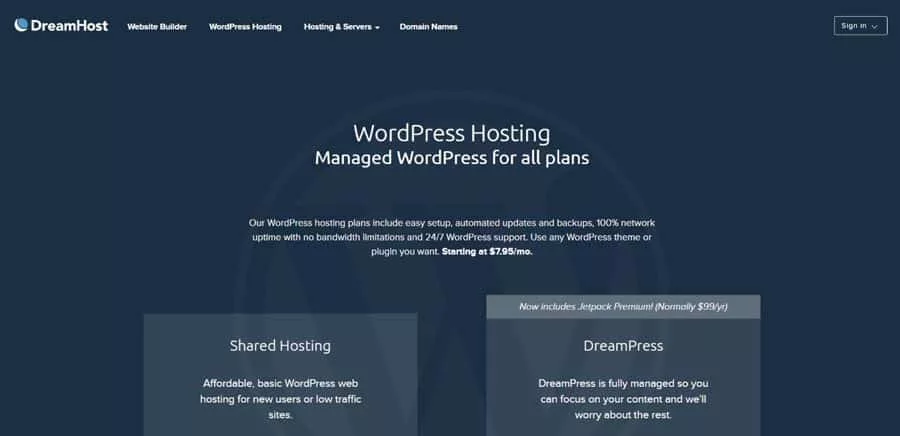 DreamHost Hosting