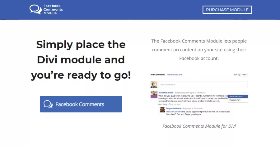 Facebook Comments Module