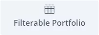 Fullwidth Portfolio module displaying recent projects in a carousel layout or grid within a fullwidth section. Ideal for showcasing work prominently on a webpage.