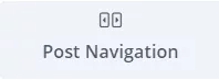 Post-Navigation navigation Icon