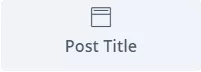 The Divi Post Title Module