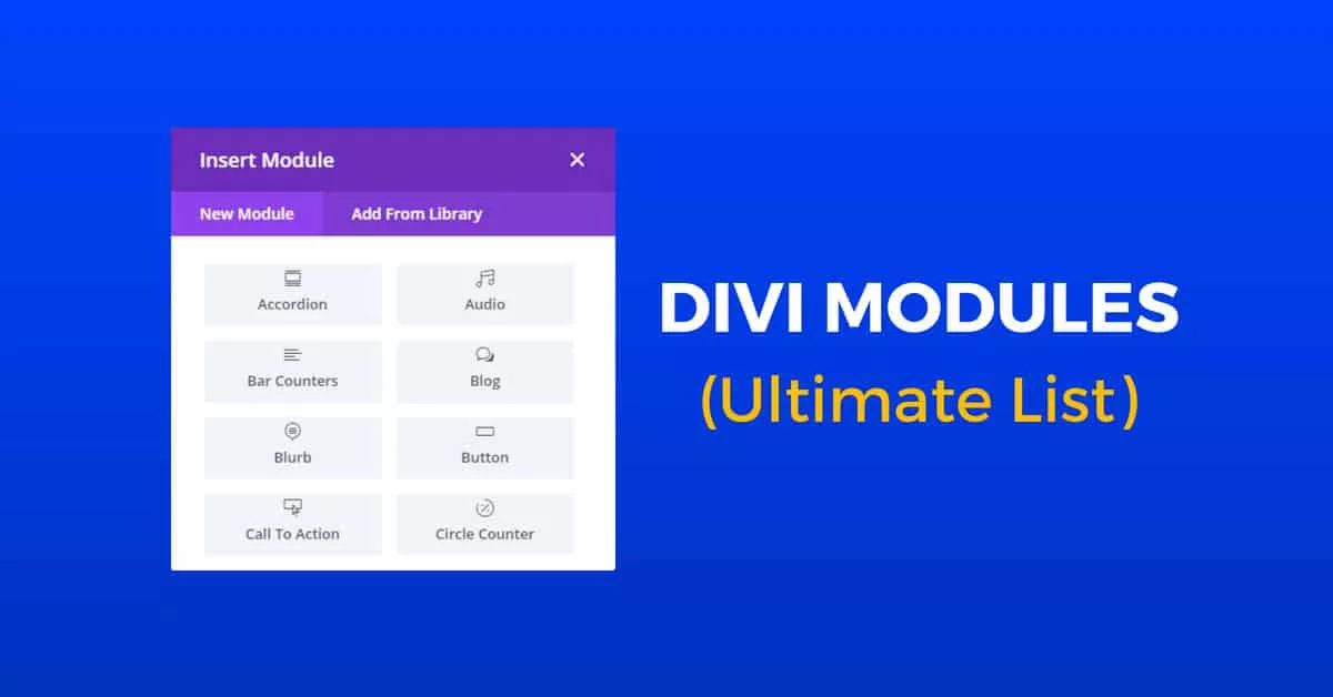 Divi Modules
