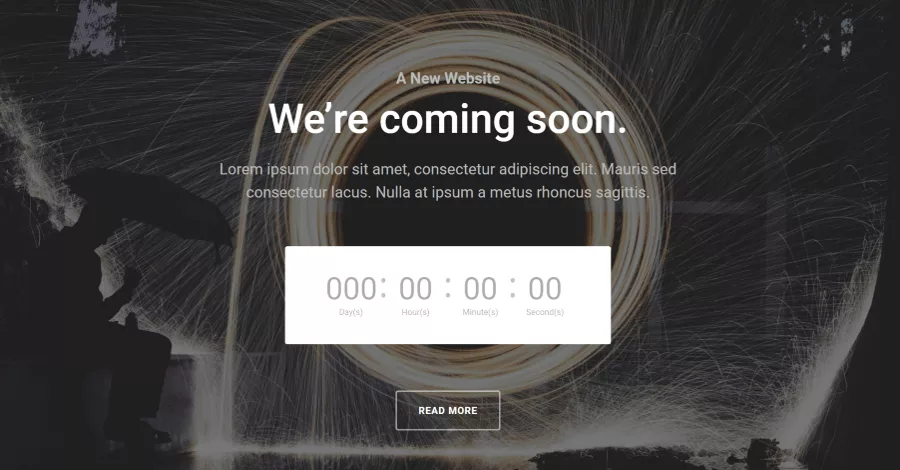 Divi Coming Soon Pages Layout Kit