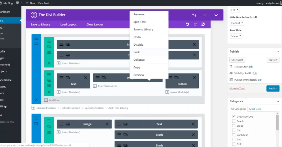 It doesn’t include as many features as the Visual Builder, such as a search for settings, copy and paste styles, and open or close the setting sections.