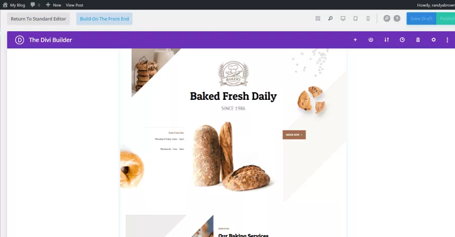 You can zoom out to get a better view of the page design.
