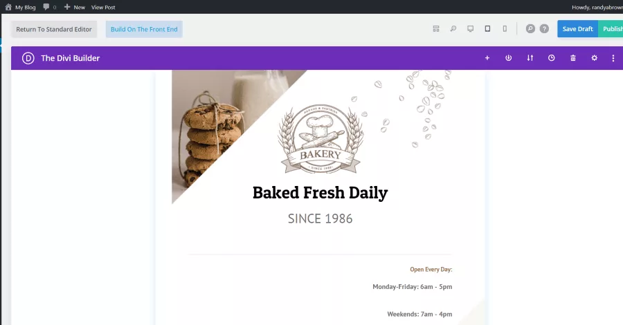You can select the tablet view to see how the page will look on tablets.
