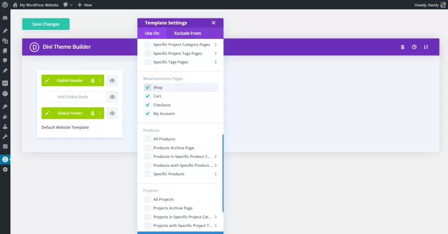 Creating Footer Templates