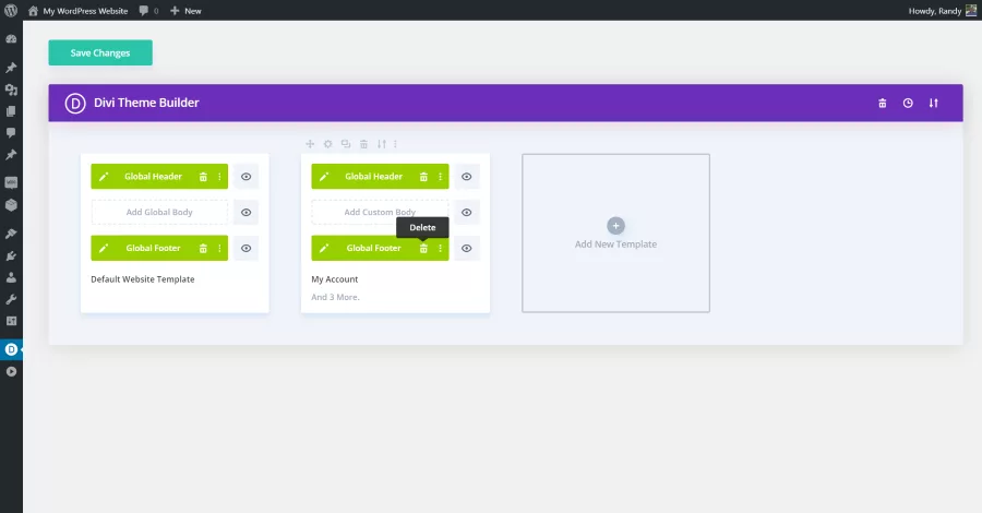 Creating Footer Templates