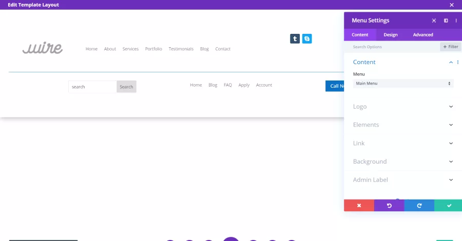 Creating Header Templates
