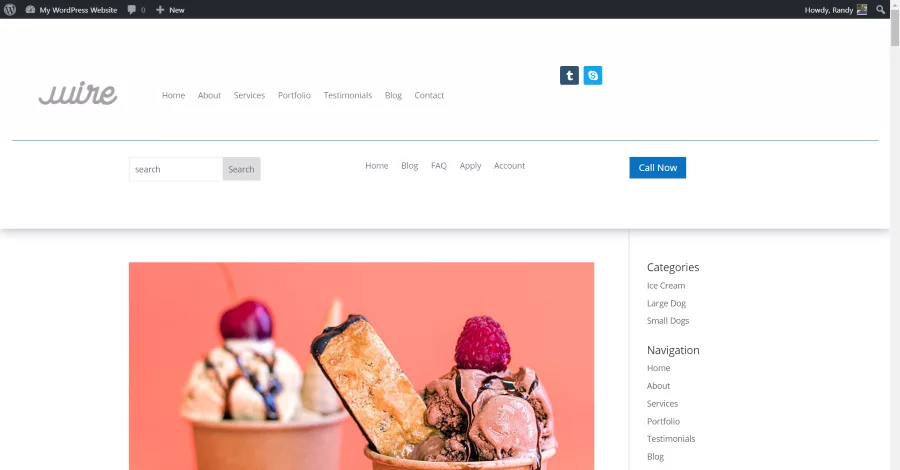Creating Header Templates
