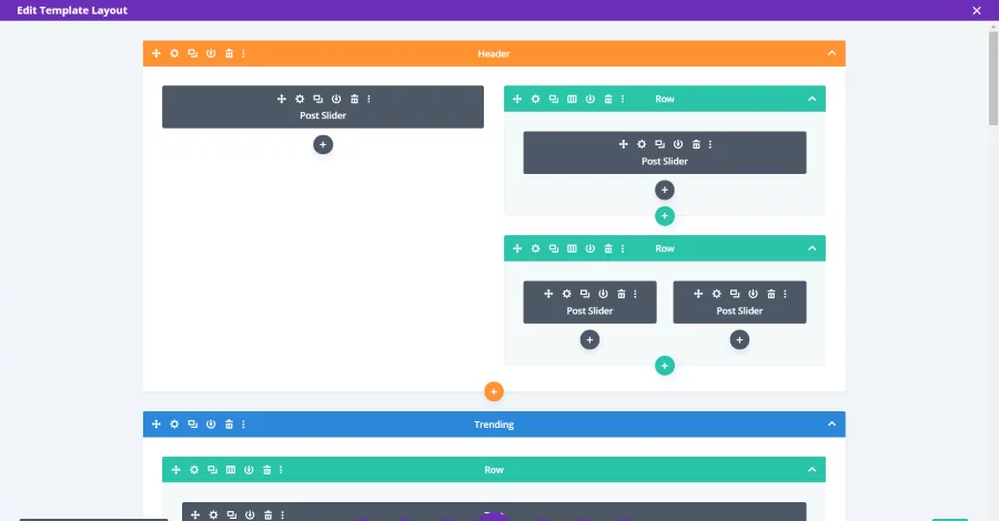 Divi Theme Builder Workspace