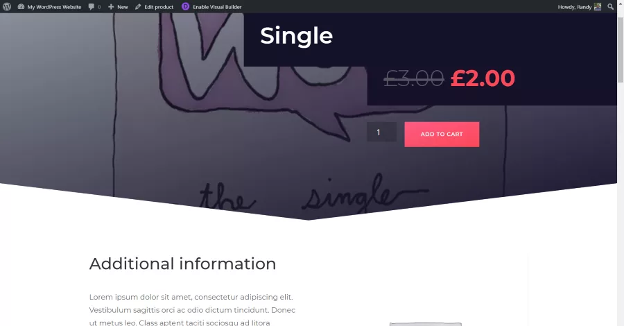 Products Page Example