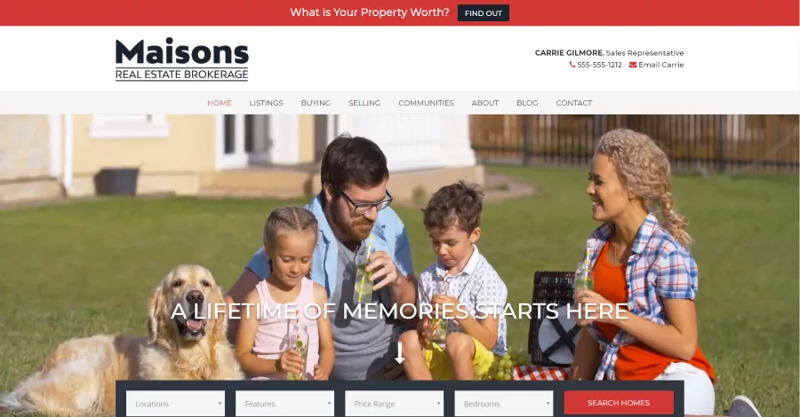 Divi Child Themes for Real Estate Website