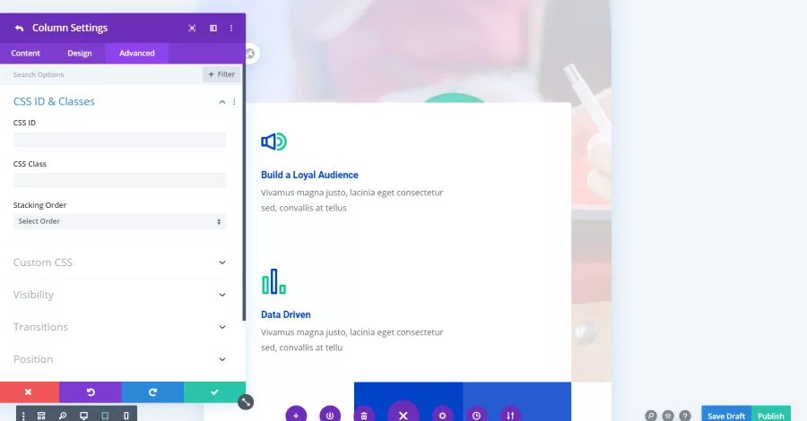 Divi Responsive Helper Column Stacking Order