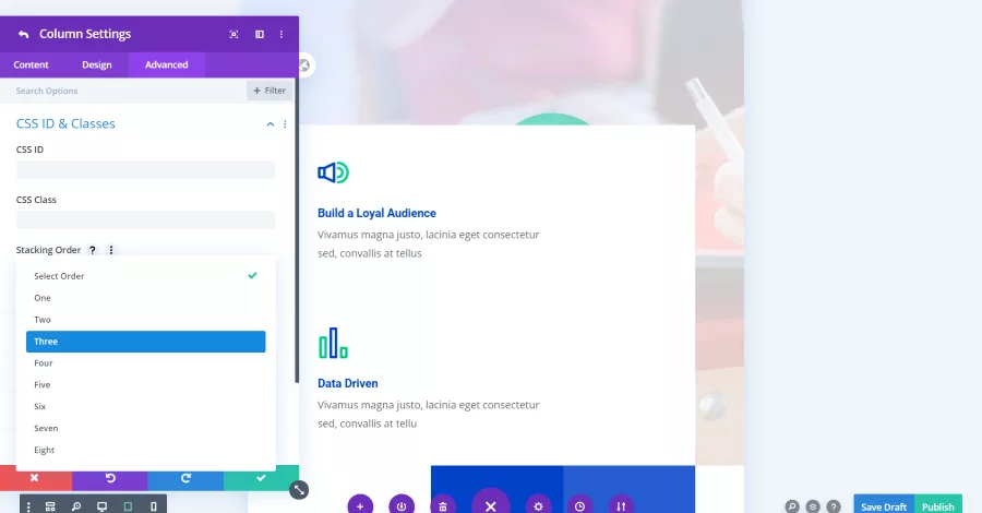 Divi Responsive Helper Column Stacking Order