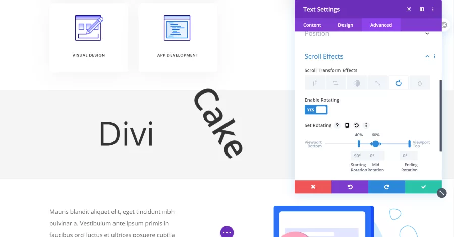 Scroll Transform Effects – Rotating