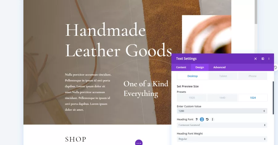 Using Divi Responsive Helper