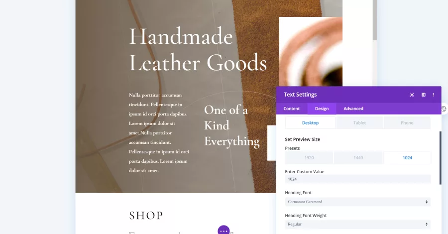 Using Divi Responsive Helper