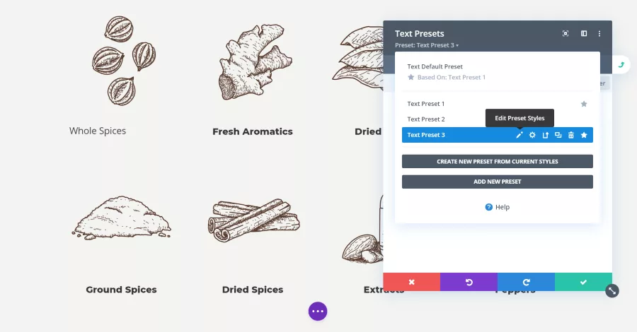 Add New Preset