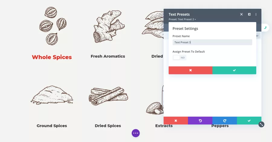 Add New Preset