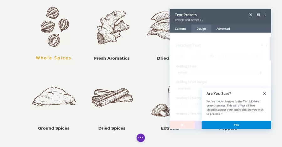 Updating Presets