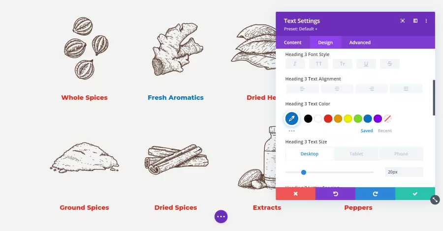 Using Divi Presets