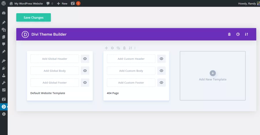 Adding a 404 Page to Divi