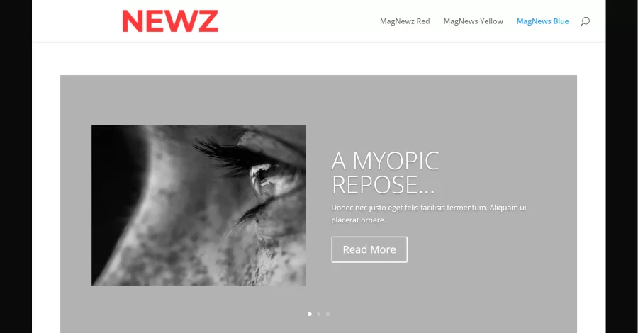 Divi Magazine / Blog Layout