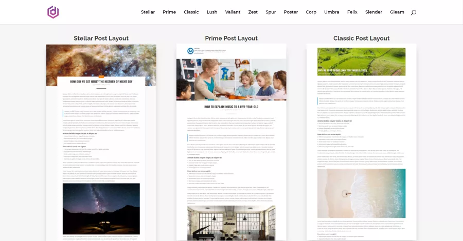 Grace – Divi Post Layout Pack