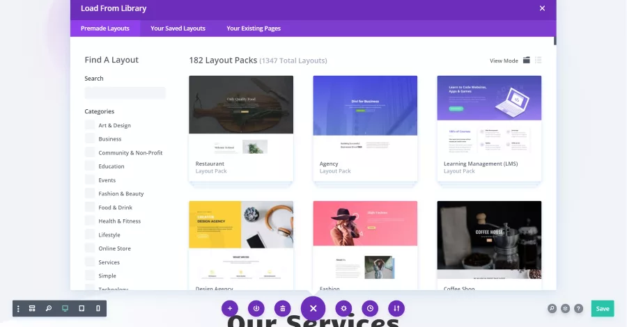 Divi Layouts