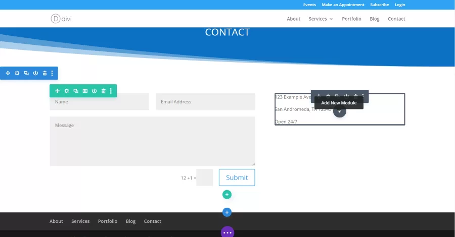 Creating a Divi Layout