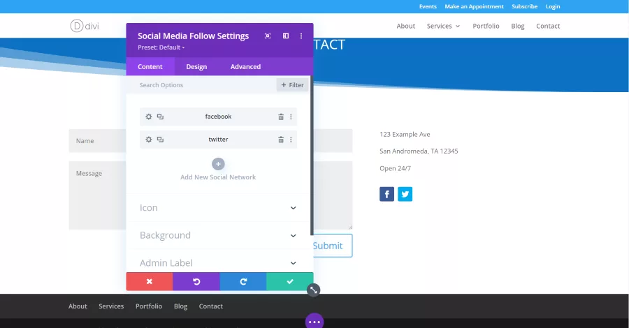 Creating a Divi Layout