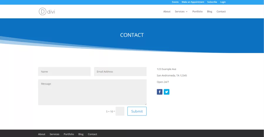 Creating a Divi Layout