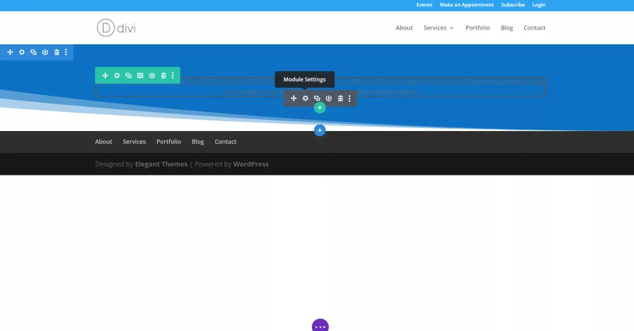 Creating a Divi Layout