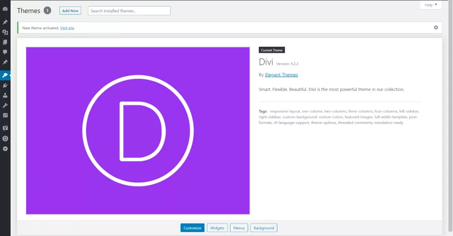 Installing Divi
