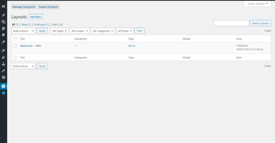 Creating Layouts in the Library
