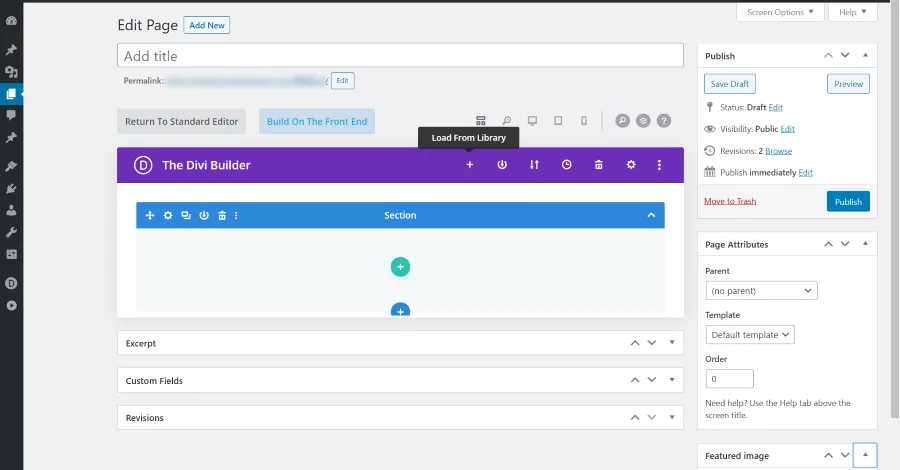 Importing Layouts to a Page