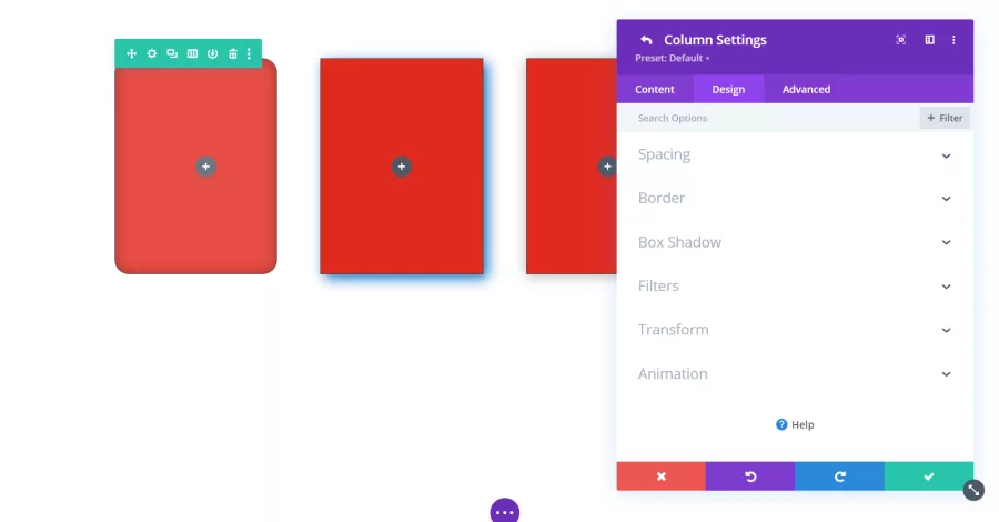Column Settings