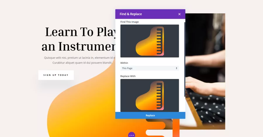 Effortlessly locate and replace specific content or design elements throughout your Divi website using the Find & Replace feature, streamlining the editing process and ensuring consistency.
