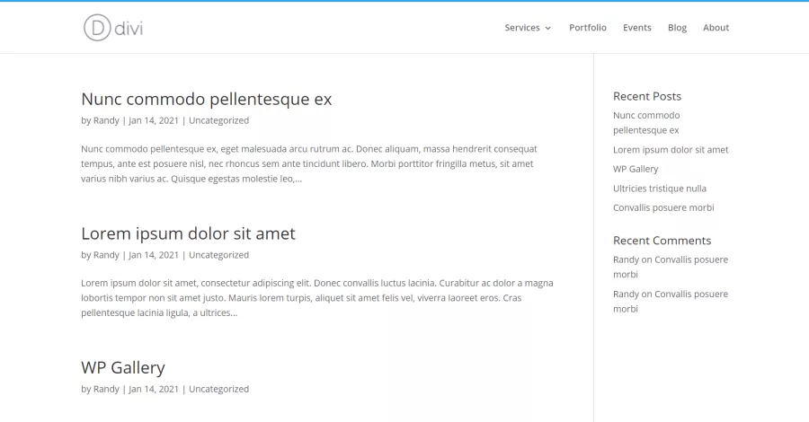 Blog Style Mode