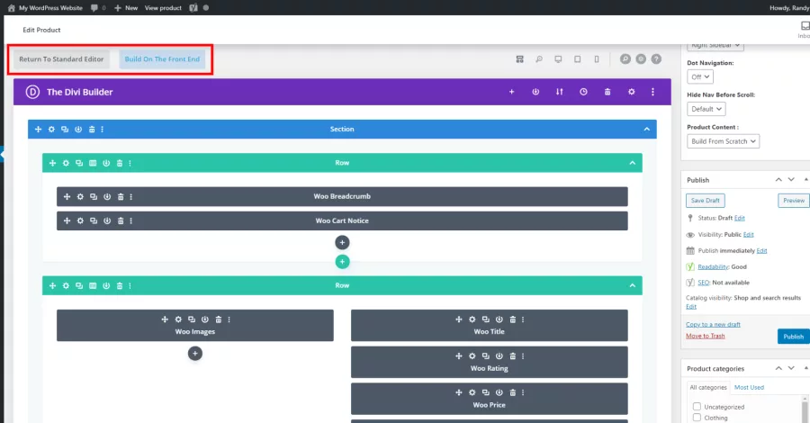 Enable Divi Builder On Post Types