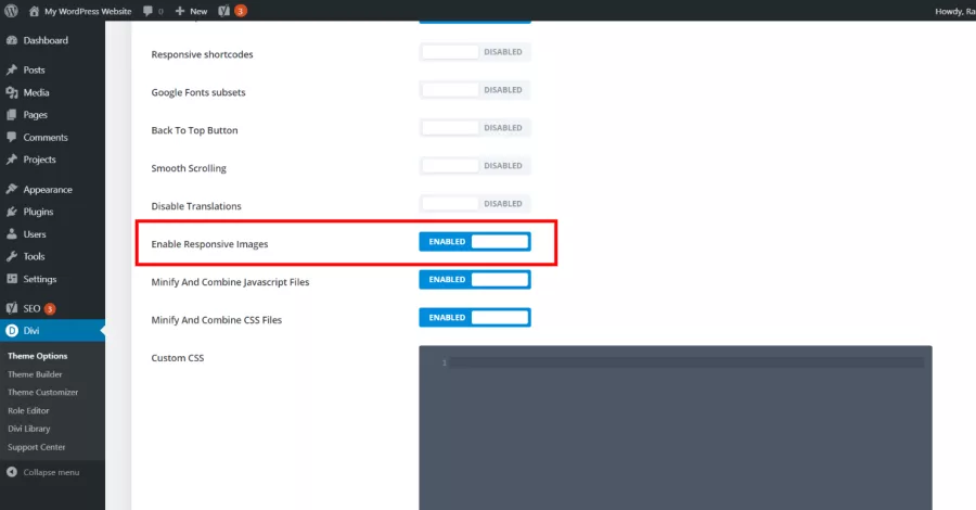 Enable Responsive Images