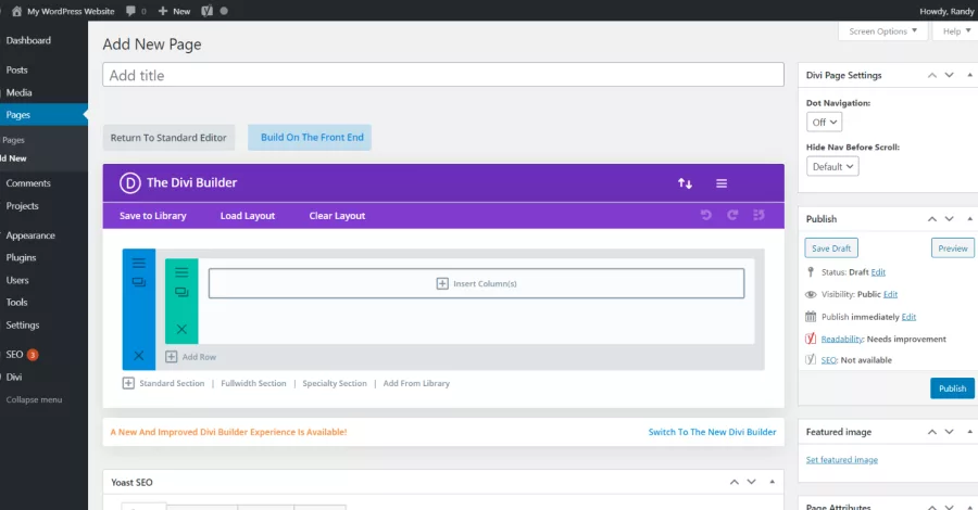 Enable The Latest Divi Builder Experience