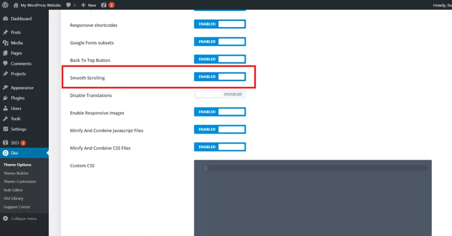 Smooth Scrolling