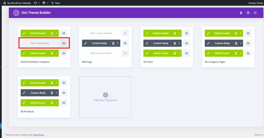 Use Default Body Templates Sparingly